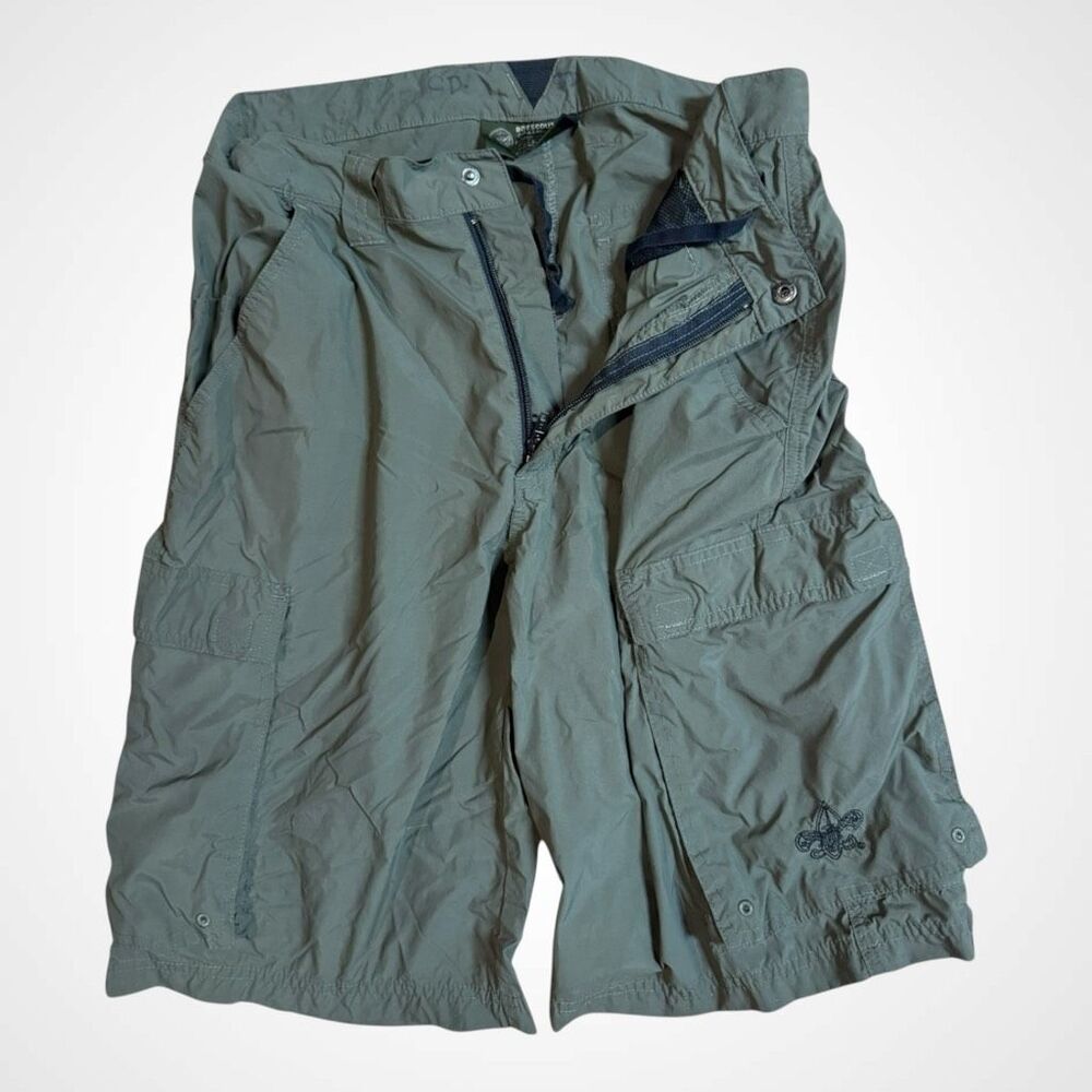 Scout Cargo Shorts Men’s Small Nylon Outdoor Hiking Grungecore Style